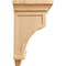 Ekena Millwork 5"W x 5"D x 9"H Arts and Crafts Corbel, Red Oak COR05X05X09ARRO - alternate 3
